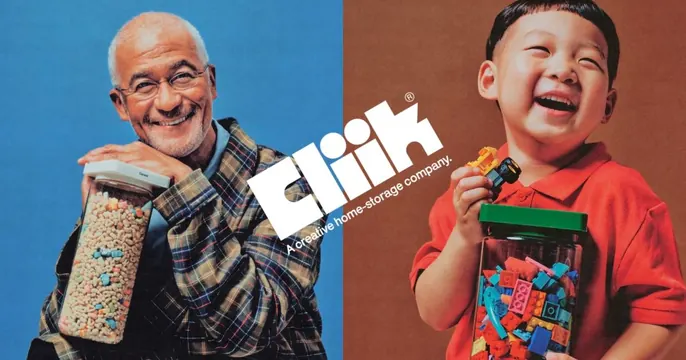 Cliik OG card, editorial, photographic, vibrant