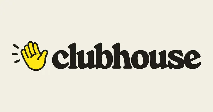 Clubhouse OG card, minimal, light-mode, warm