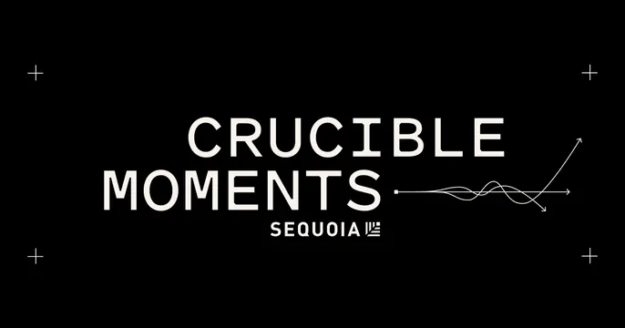 Crucible Moments OG card, dark-mode, editorial, dark