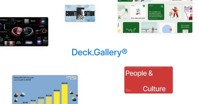 Slide-gallery OG card, light-mode, minimal, light