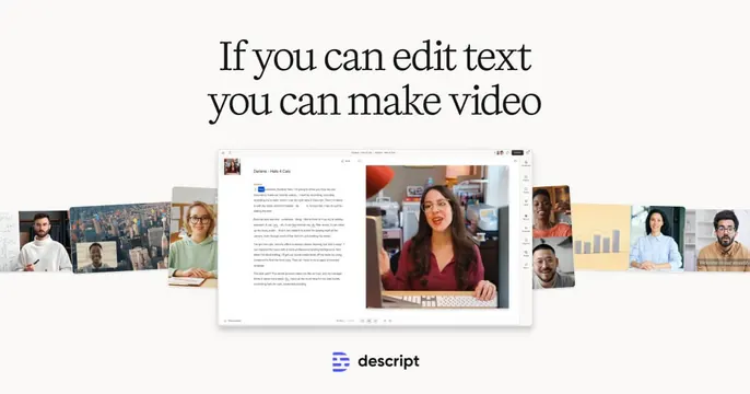 Descript OG card, editorial, light-mode, light