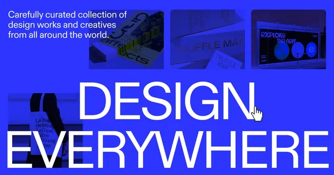 Design Everywhere OG card, light-mode, editorial, vibrant