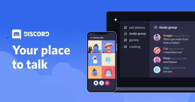 Discord OG card, illustrated, playful, vibrant