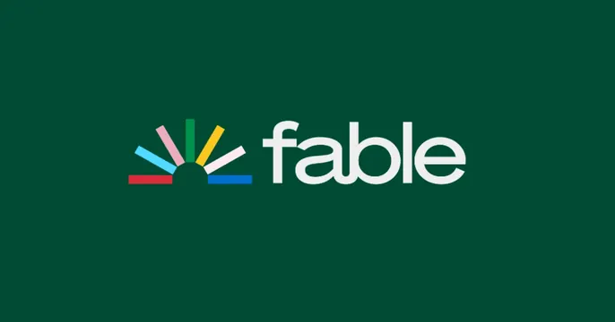 Fable OG card, minimal, light-mode, cool