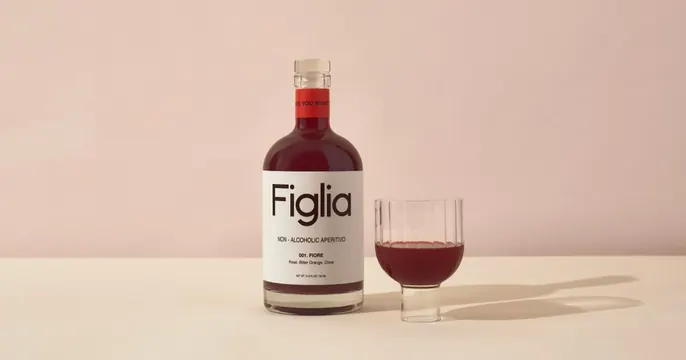 Figlia OG card, photographic, minimal, warm
