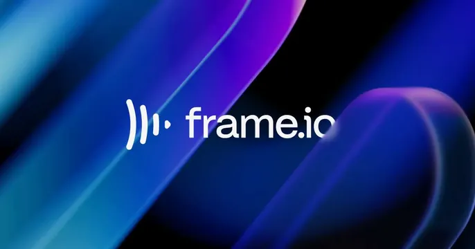 Frame Video OG card, dark-mode, gradient-heavy, dark