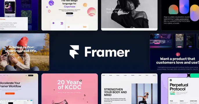 Framer OG card, dark-mode, gradient-heavy, dark