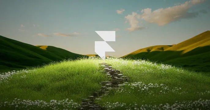 Framer OG card, 3d-render, minimal, cool