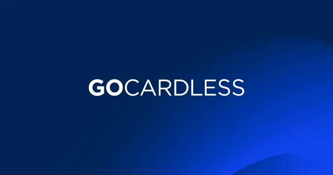 Gocardless OG card, minimal, dark-mode, dark