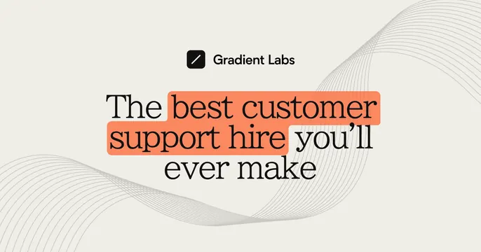 Gradient Labs OG card, light-mode, editorial, light