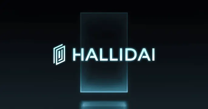 Hallidai OG card, dark-mode, technical, dark
