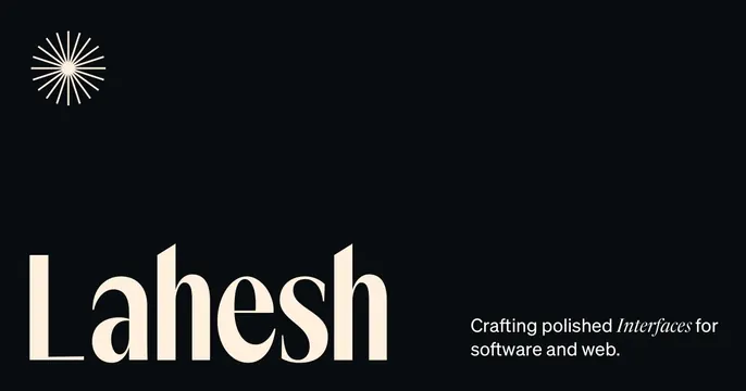 Lahesh Samarapperuma OG card, dark-mode, editorial, dark