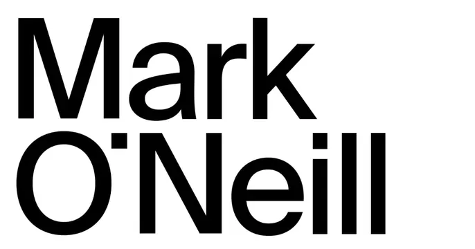 Mark Oneill OG card, minimal, swiss, light