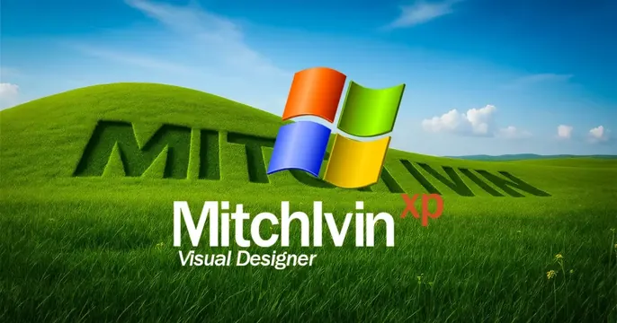 Mitchivin Xp OG card, retro, y2k, vibrant