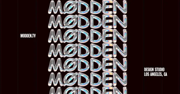 Modden OG card, y2k, retro, dark