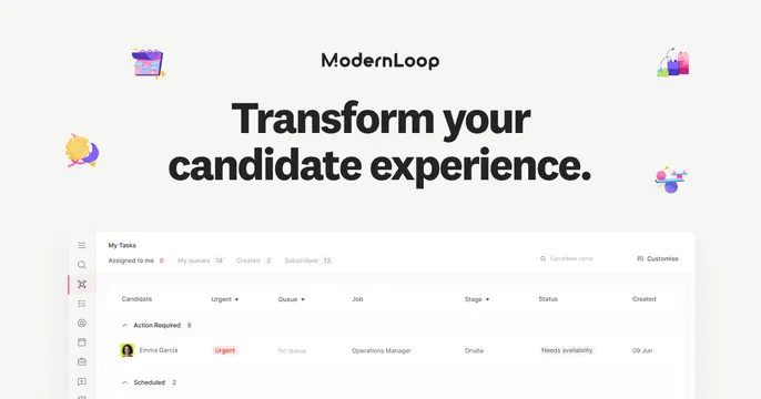 ModernLoop OG card, light-mode, minimal, light