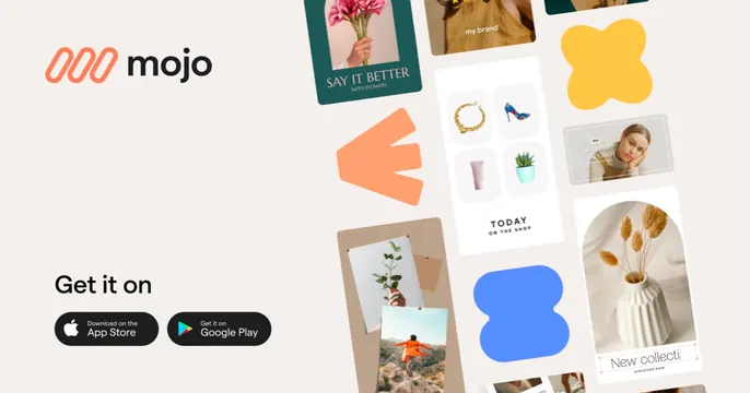 Mojo OG card, light-mode, playful, light