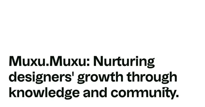Muxu Muxu OG card, minimal, swiss, light