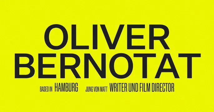 Oliver Bernotat OG card, minimal, swiss, vibrant