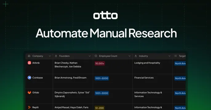 Otto OG card, dark-mode, technical, dark