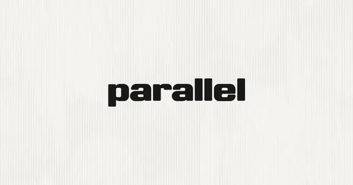 Parallel OG card, minimal, swiss, light