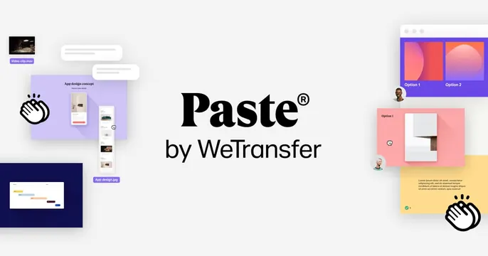 Paste OG card, playful, light-mode, light