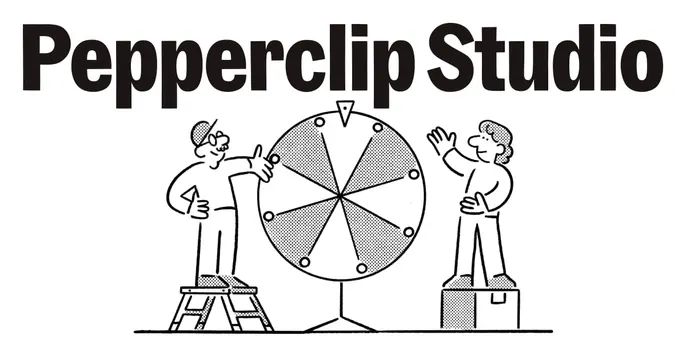 Pepperclip Studio OG card, minimal, illustrated, light