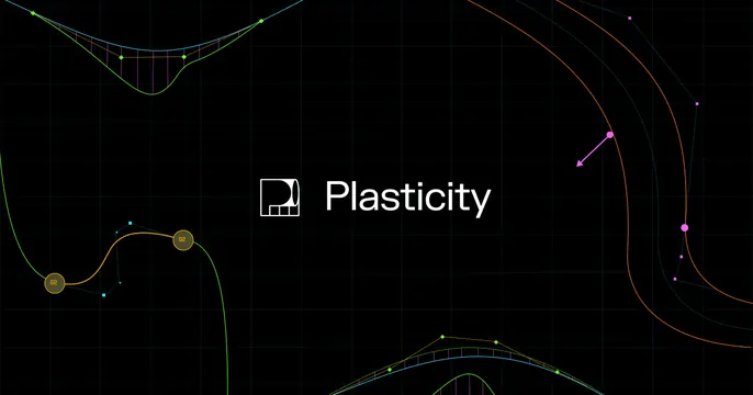 Plasticity OG card, dark-mode, technical, dark