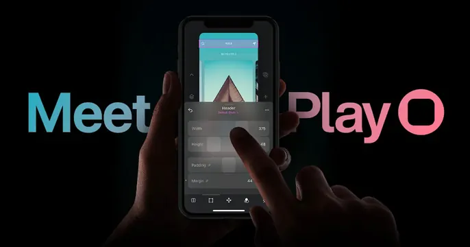 Play OG card, dark-mode, photographic, dark