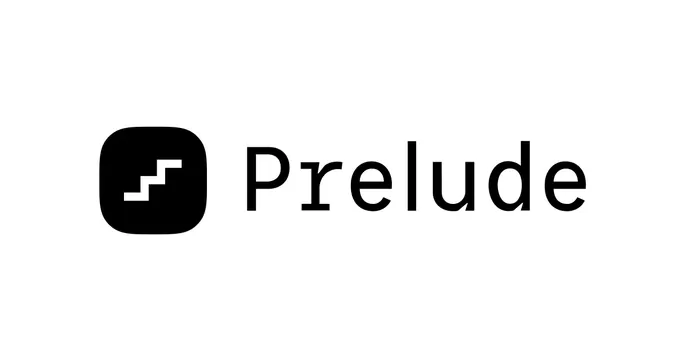 Prelude OG card, minimal, monochrome, light