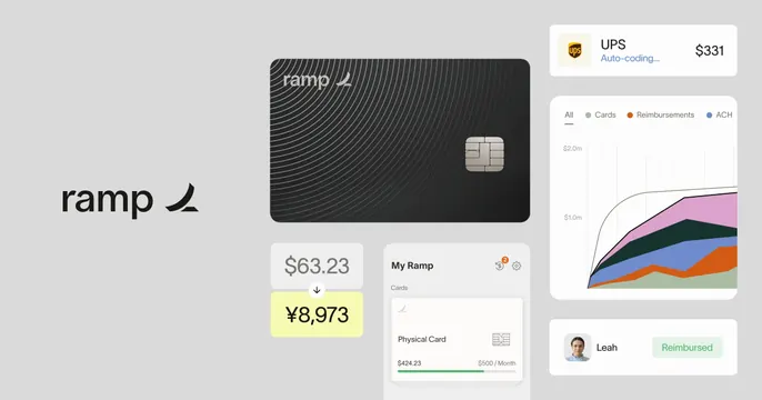 Ramp OG card, minimal, data-dense, light