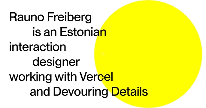 Rauno Freiberg OG card, minimal, swiss, light