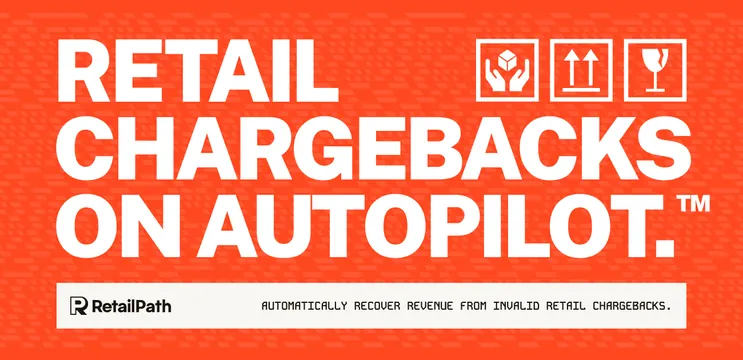 RetailPath OG card, light-mode, neo-brutalist, vibrant