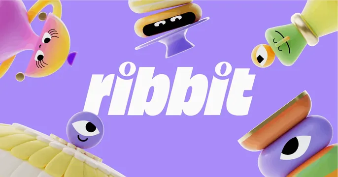 Ribbit OG card, playful, 3d-render, vibrant