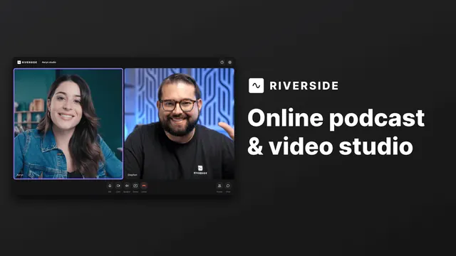 Riverside OG card, dark-mode, minimal, dark