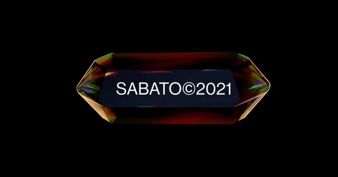 Sabato C OG card, minimal, dark-mode, dark
