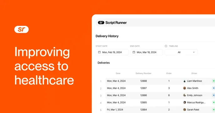 Script Runner OG card, light-mode, corporate-clean, vibrant