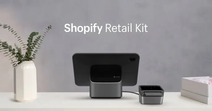 Shopify Retail Kit OG card, minimal, photographic, muted