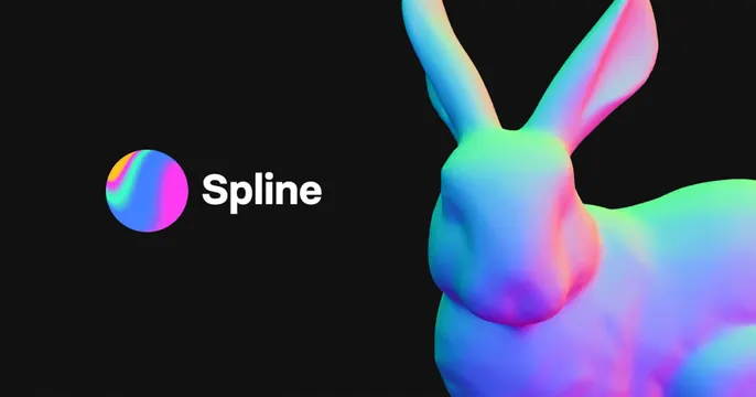 Spline OG card, dark-mode, 3d-render, dark