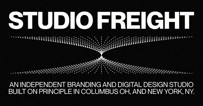Studio Freight OG card, dark-mode, minimal, dark