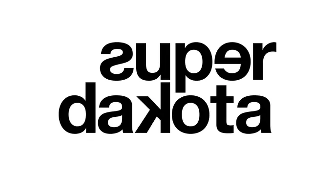 Super Dakota OG card, minimal, swiss, light