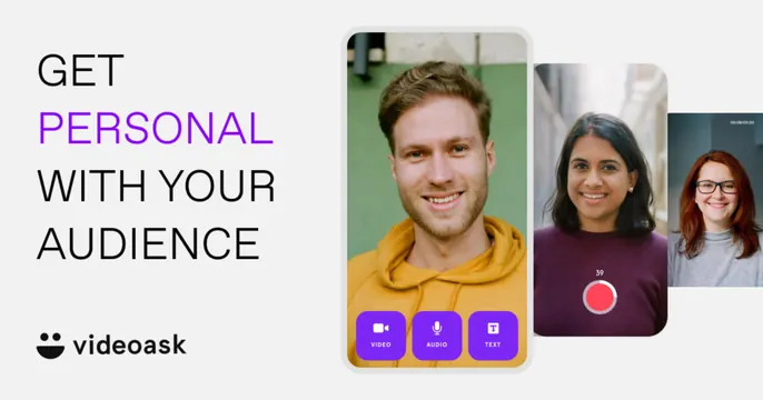 Videoask OG card, light-mode, minimal, light