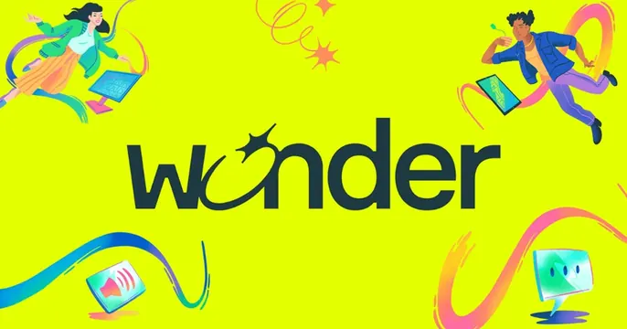 Wonder OG card, illustrated, playful, vibrant