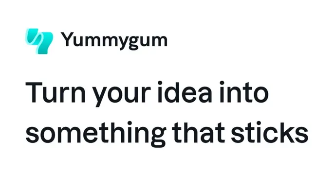 Yummygum OG card, minimal, light-mode, light