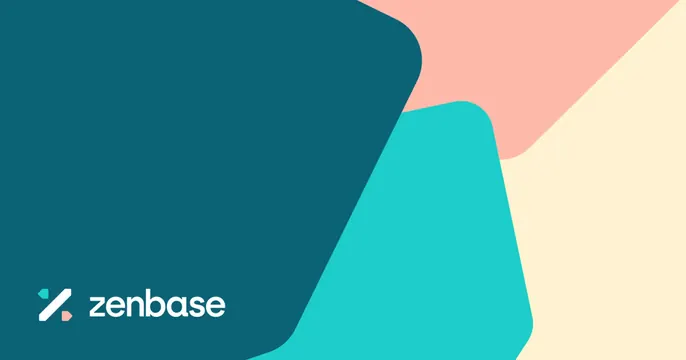 Zenbase OG card, minimal, light-mode, vibrant
