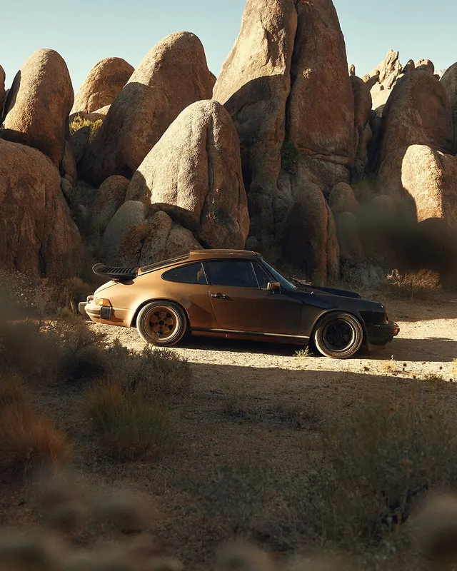 Desert Rock Sports Coupe, photographic, organic, warm