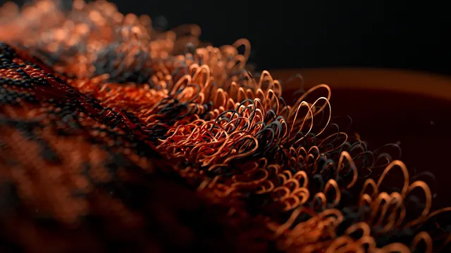 Extreme close-up macro texture photography, photographic, 3d-render, warm