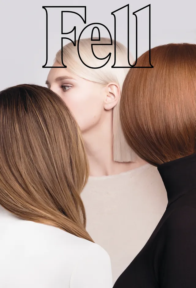 Fell Salon hair editorial poster, editorial, minimal, muted