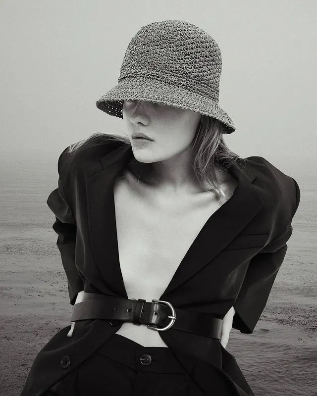 Monochrome Fashion Portrait