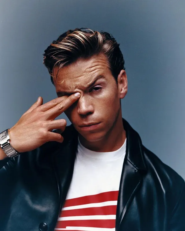 Male Portrait in Leather Jacket